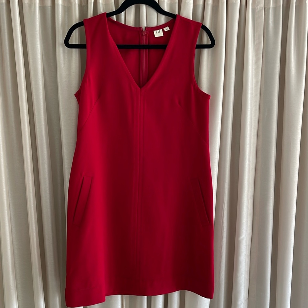 Gap Red Shift Dress - size XS (fits like a small)